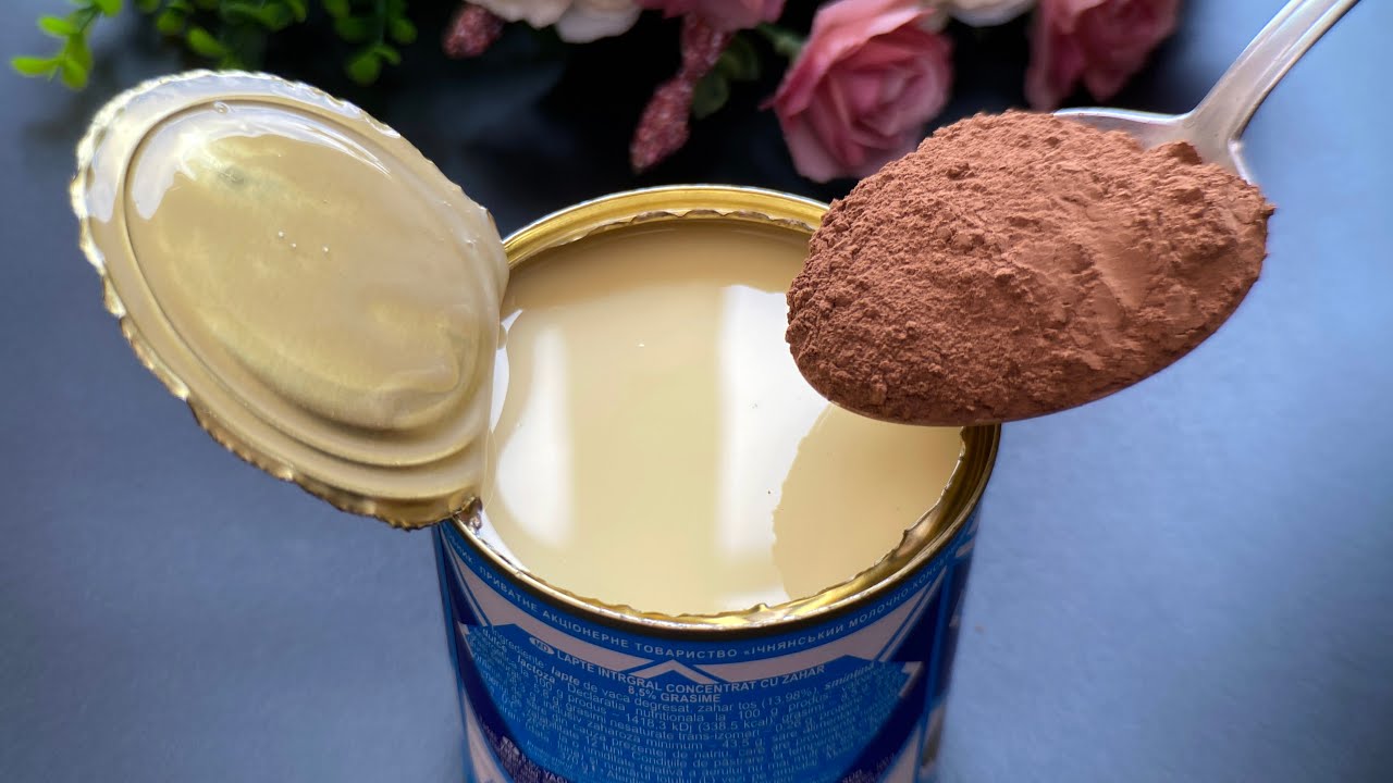 Do you have condensed milk and cocoa? Prepare an amazing dessert! YouTube