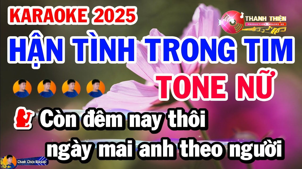 Karaoke Hận Tình Trong Tim - Rumba Tone Nữ Beat Chuẩn Vip 2025