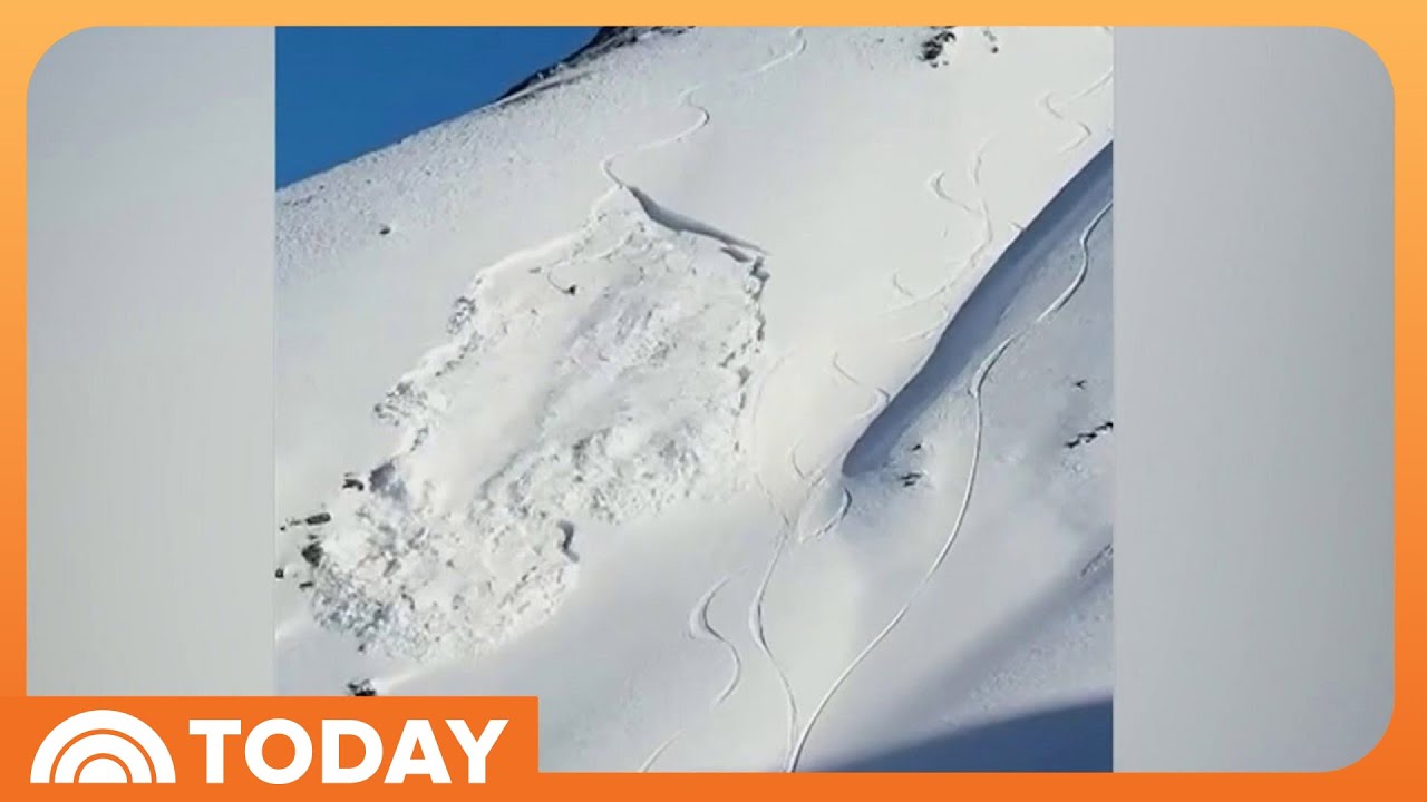 Video Shows Skier Swept Away by Avalanche in Canada
