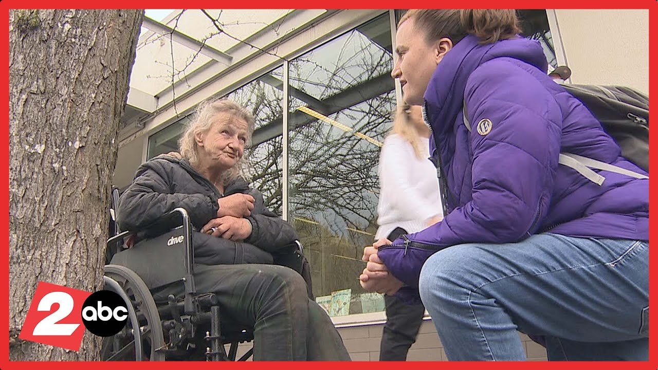 Vicky, homeless woman living along I-5, could be moving into temporary housing Wednesday