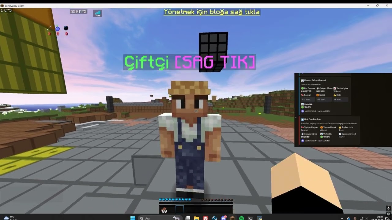 Sonoyuncu Titanyum Çiftçi Botu NoFİx