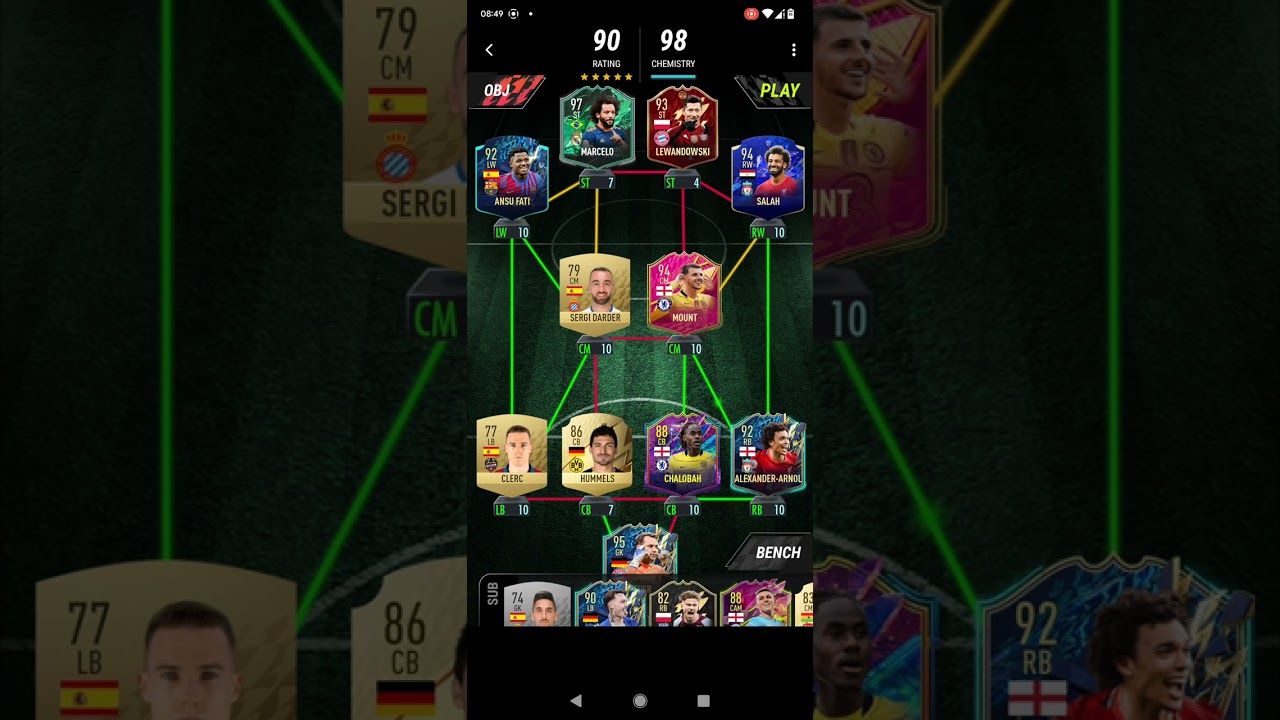 Sadio Mane SBC Premium Objectives Draft Builder Liverpool Min 2 | Madfut 22 Man United 