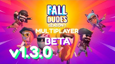 FALL DUDES MULTIPLAYER BETA IS OUT NOW! | Fall Dudes v1.3.0 Beta