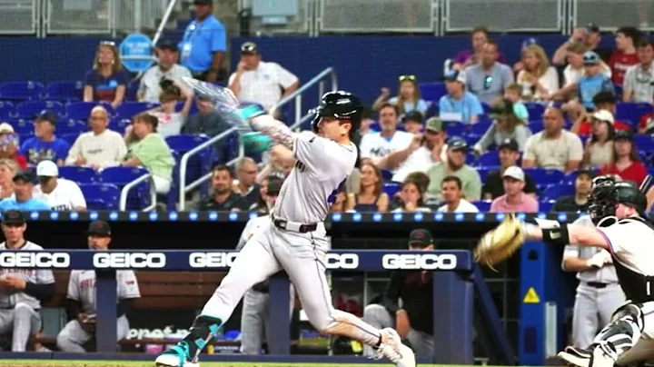 Corbin Carroll Slow Motion Baseball Swing Hitting Mechanics Instruction Video Home Run