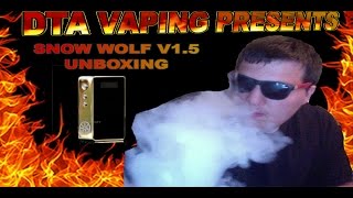 Unboxing And Review Snow Wolf 200W V1.5 From Vape Royalty