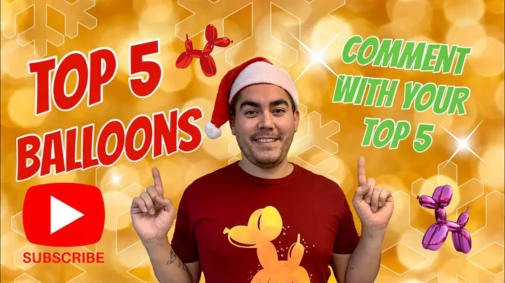 Balloon Animal Video / TOP 5 BALLOONS