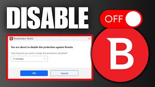 How To Turn Off Bitdefender Temporarily (Windows 11)