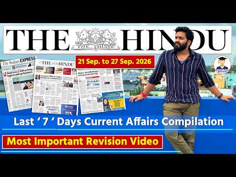 The Hindu Newspaper Analysis Today | 27th September 2026 | Indian Express News | Editorial Analysis