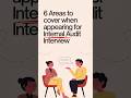 Internal Audit preparation = risks, controls, observations — not definitions..#audit #hr