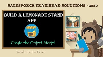 Trailhead Solutions | Create the Object Model | Build a Lemonade stand app | Techno Fiction