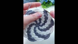 Pretty Crochet for beginners-easy crochet pattern for blanket #crochet #knikting#youtubeshorts