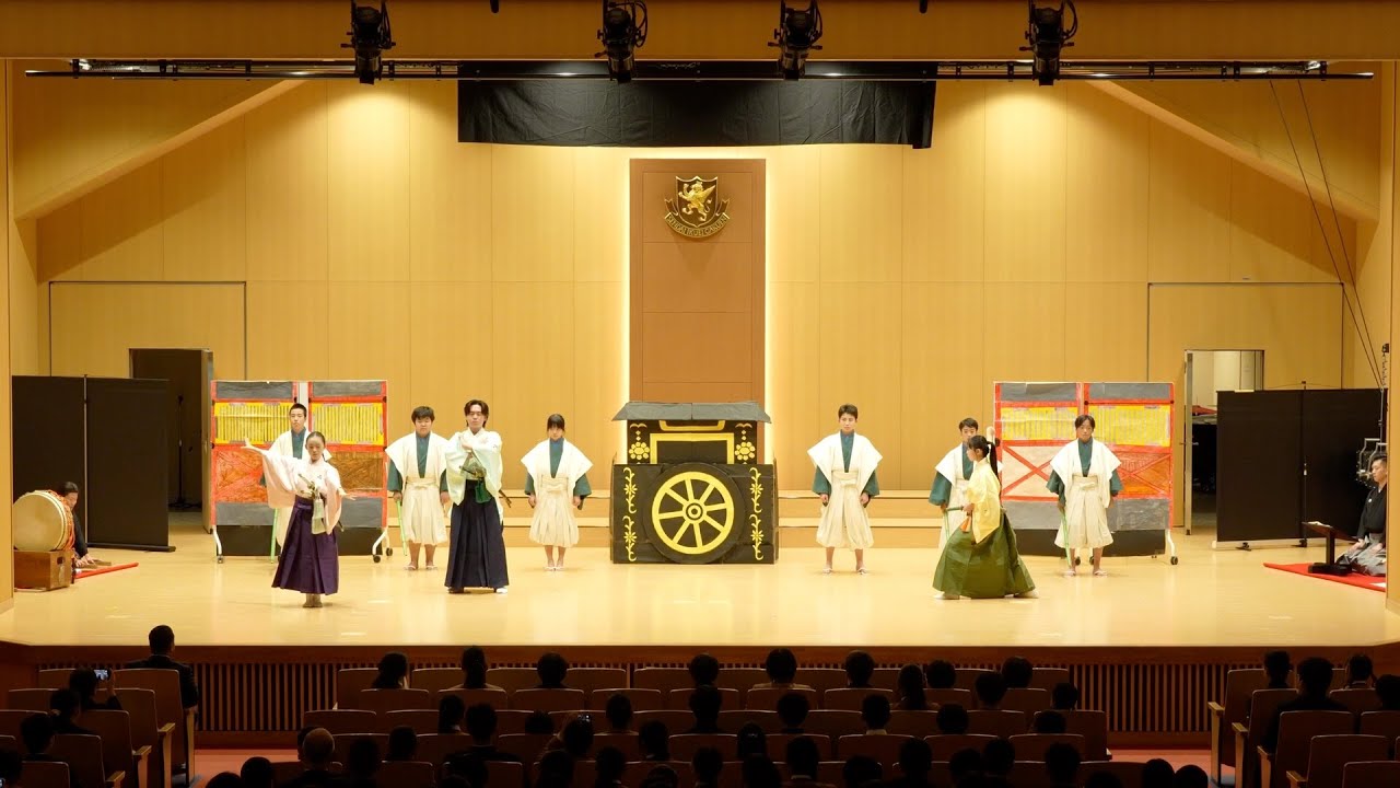 秀光祭 ESS部 英語で袴歌舞伎「KURUMABIKI」- 学校法人仙台育英学園