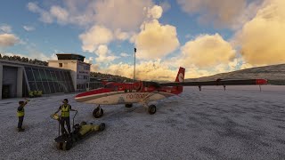 Microsoft Flight Simulator  - Twin Otter Review (Aerosoft) - Landing [Review Link in Description]