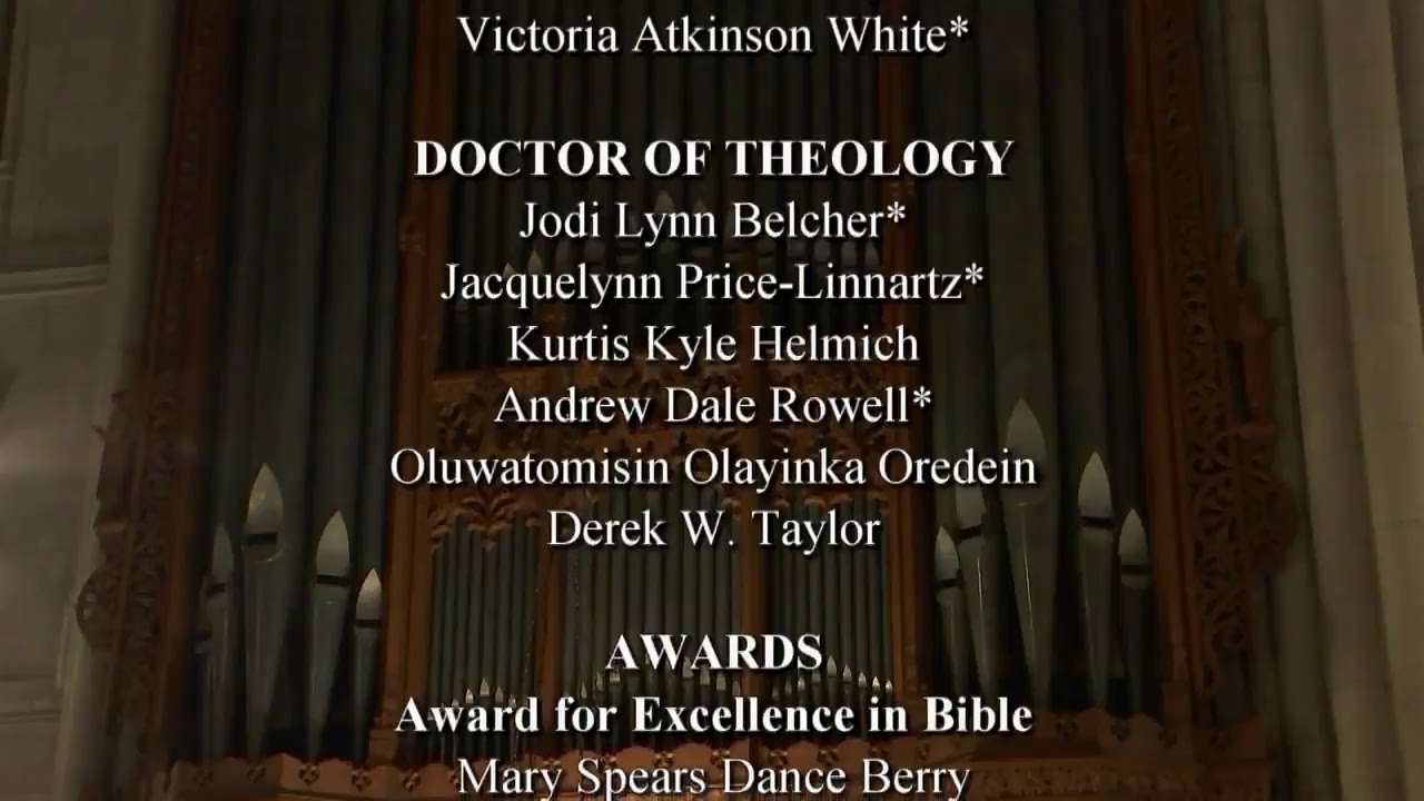 2017 Duke Divinity School Baccalaureate Service YouTube