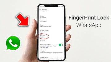 How to Lock WhatsApp with fingerprint in 2025!