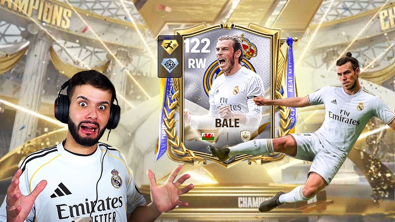 ABRI OS PACKS DOS CAMPEÕES DO REAL MADRID ATRÁS DO BALE NO FC MOBILE! 🤩