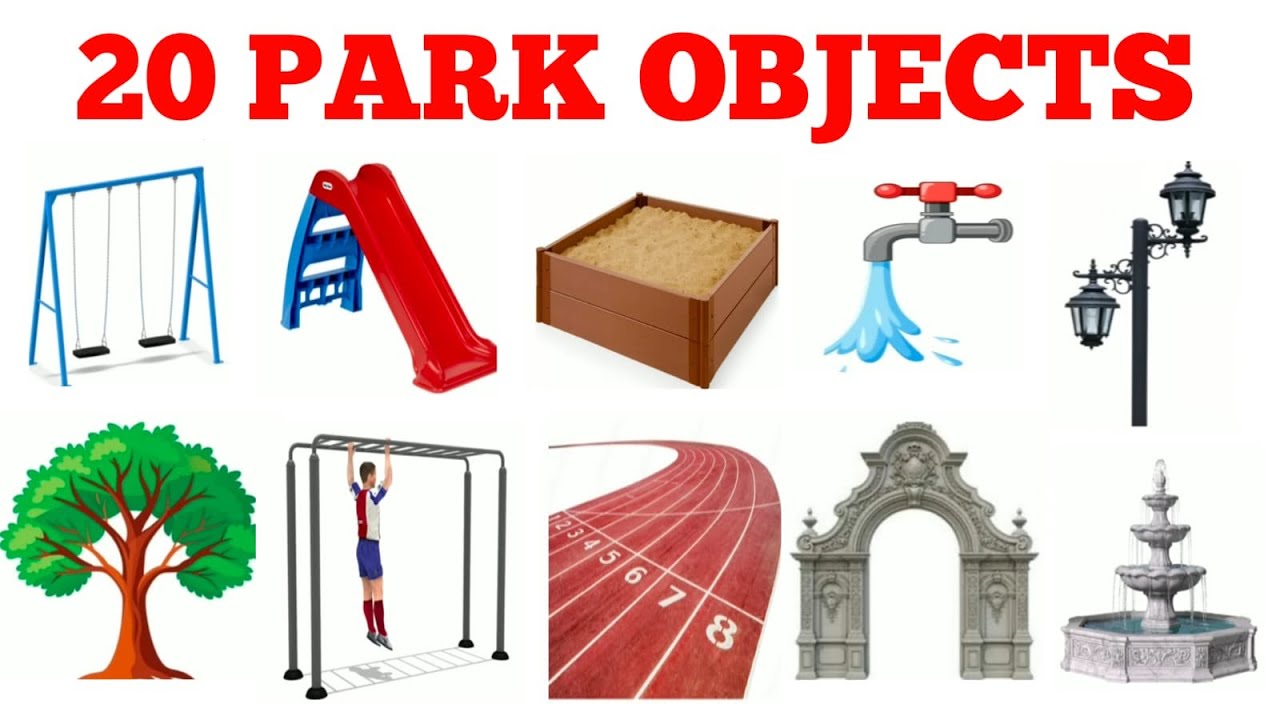 20 पार्क के नाम ॥20 PARK OBJECT NAME HINDI OR ENGLISH || KID VIDEO