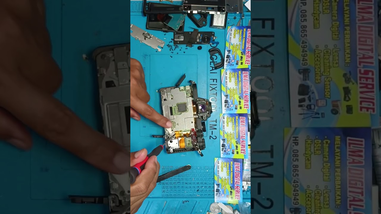 Sony A7ii Tombol Tombol Macet, Ganti Flexible Top Cover. Cukup mudah ya ternyata.😉😉(Hati-hati)