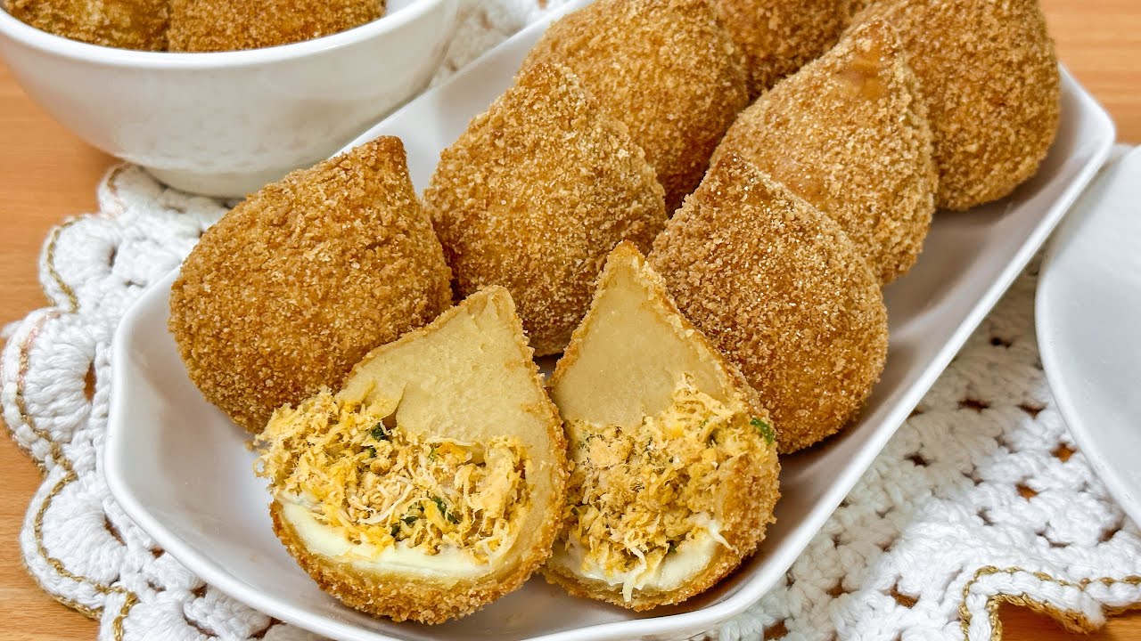 A MELHOR MASSA DE SALGADO FRITO PARA COXINHA | Gabriel Freitas