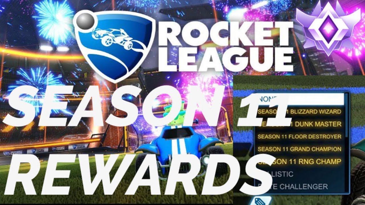 ALL SEASON 11 REWARDS + GRAND CHAMPION TAGS Rocket League YouTube