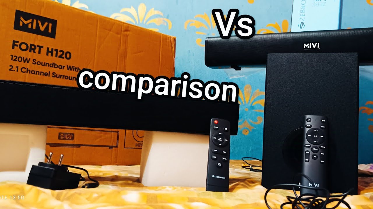 Zebronics zuke bar 2601 Vs Mivi H120 2.1 Soundbar