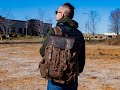 Olpr canvas and leather adventure backpack