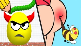 DRAW TO SMASH vs HELP ME PLEASE: TRICKY STORY - New Satisfying Double Gameplay Max UPDATE ios by BEST android GAMES 3,333 views 12 days ago 20 minutes