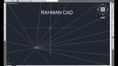 how to use ray line in autocad urdu