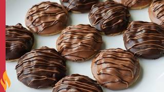 Fındıklı Çikolatalı Kurabiye 🍫🍪 Pastane Lezzetinde Kurabiye Tarifi 😋