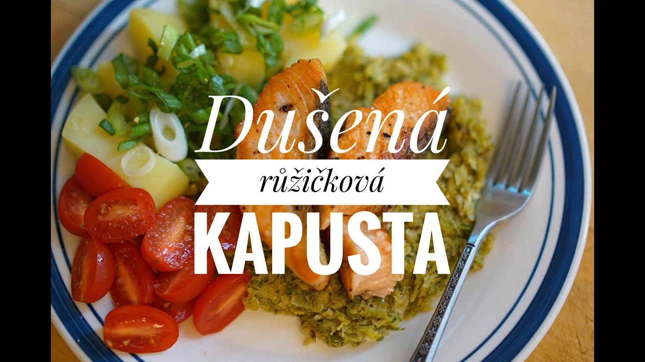 Dušená růžičková kapusta