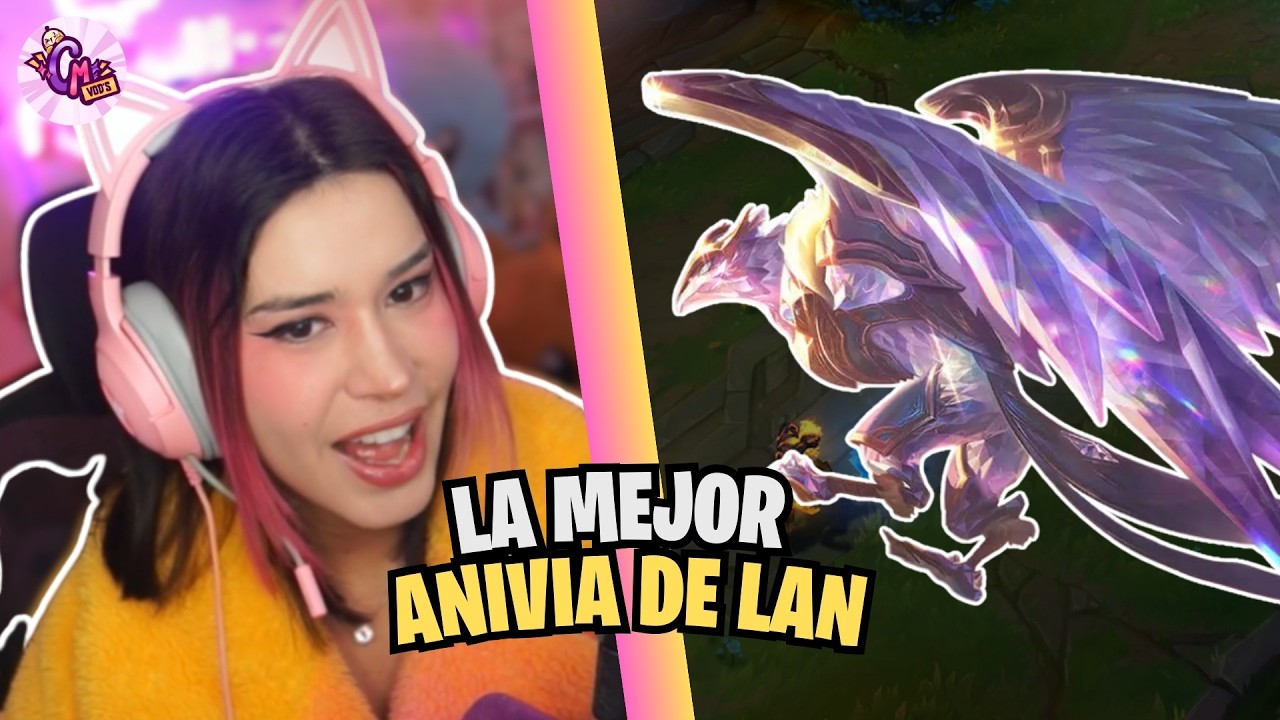 LA MEJOR ANIVIA DE LAN 🫢 / CRYSTAL MOLLY JUEGA LOL SOLITA