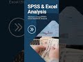 ✔️ Introduction to Data Analysis with SPSS and Excel