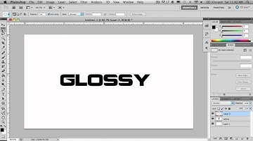 Photoshop CS5 - Glossy Effect