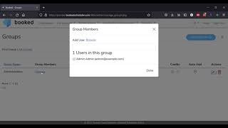 Booked Scheduler - Adding Administrators
