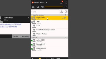 Bria 4 User Interface Overview