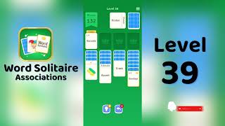 Word Solitaire Level 39 Answer 🃏 | Solitaire Associations: Words