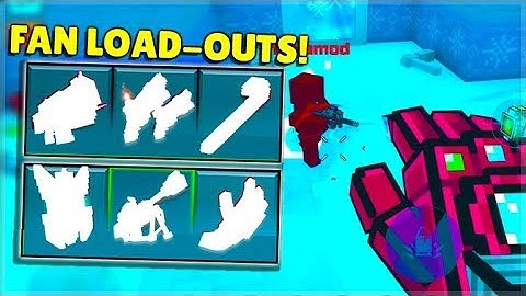 SUBSCRIBERS PICKED MY WEAPON LOAD-OUT! FOR THIS VIDEO! | Pixel Gun 3D