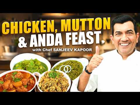 Restaurant Style Non-veg Recipes At Home | Chicken Curry, Mutton Keema & Egg Bhurji!