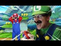 Luigi controls mario in real life  super mario bros level