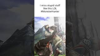 😂I miss stupid stuff like this #monsterhunter #gaming