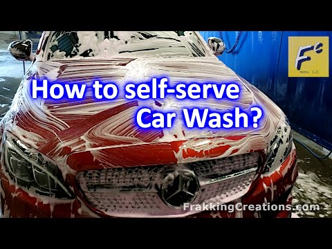 How to use Self serve car wash - Car Wash 3 steps + Tips