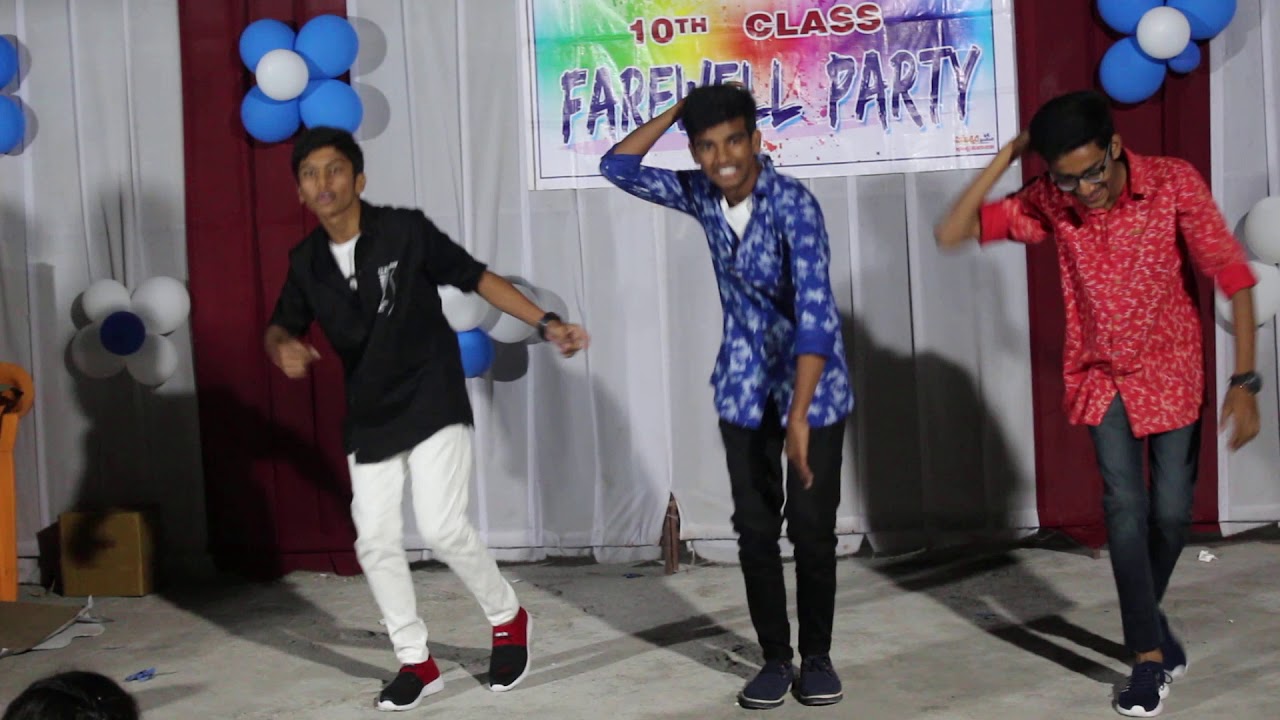 Farewell Day Dance performance by 10th boys || School dance performance ...