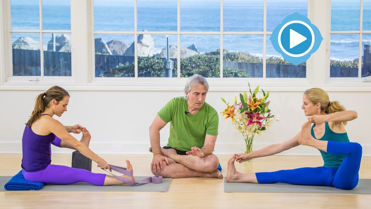 Dhanurasana - Homage to the Source bow pose on side