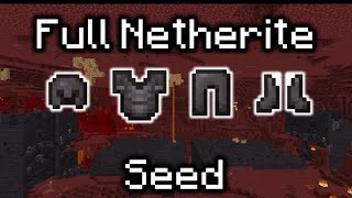 Full Netherite World Record Seed [1minute 18s] Credit - DylanDC14