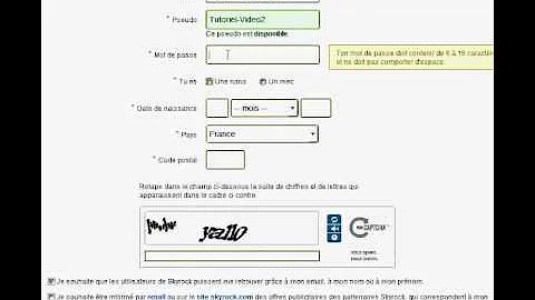Comment s'inscrire sur Skyrock pour gagner les 1500 € ?