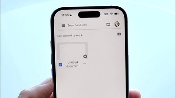 How To Save Google Docs File To iPhone! (2024)