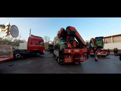 Opbouw kermis Hilversum 2022