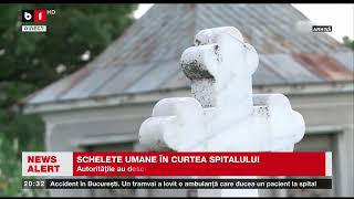 SCHELETE UMANE ÎN CURTEA SPITALULUI. Știri B1TV_24 aprilie 2024