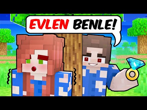 SEVGİLİME EVLENME TEKLİFİ ETTİM 💍 KABUL ETTİ Mİ? - Minecraft