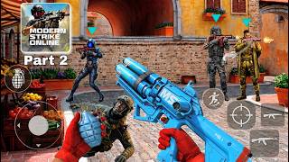 Modern Strike Online : War FPS - Walkthrough Gun Shooting Gameplay Part 2 ( Android / iOS )  screenshot 2